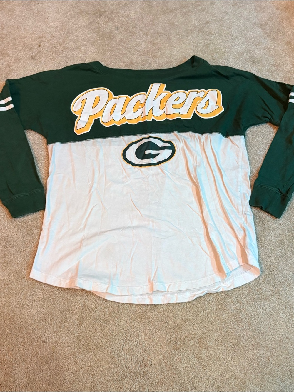 NFL Apparel Green Bay Packers Long Sleeve Top